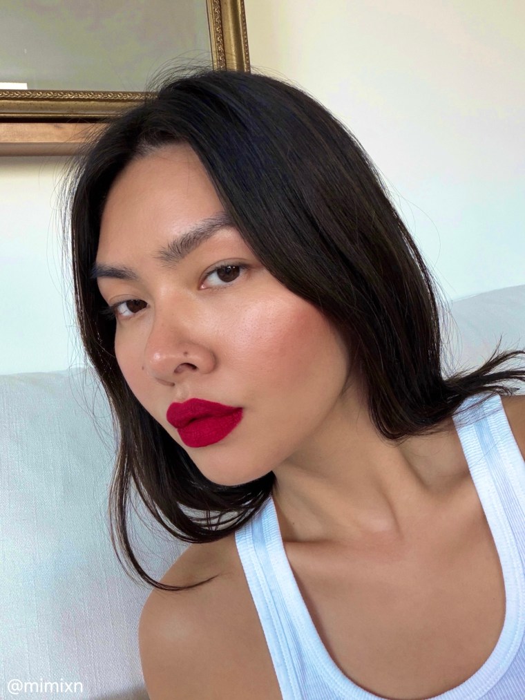 Fresh Face Holiday Glam with a Matte Red&nbsp;Lip