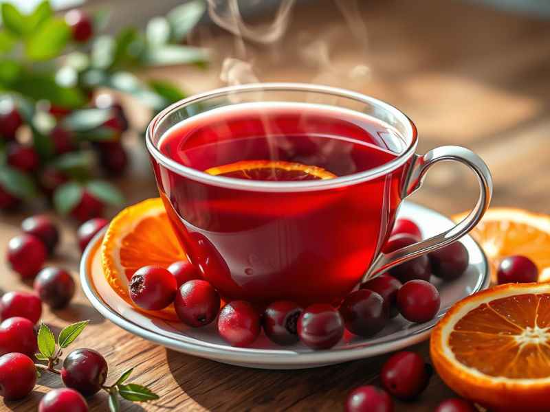 Immune-Boosting Cranberry Orange Tea Recipe | Wellness & Health&nbsp;Benefits